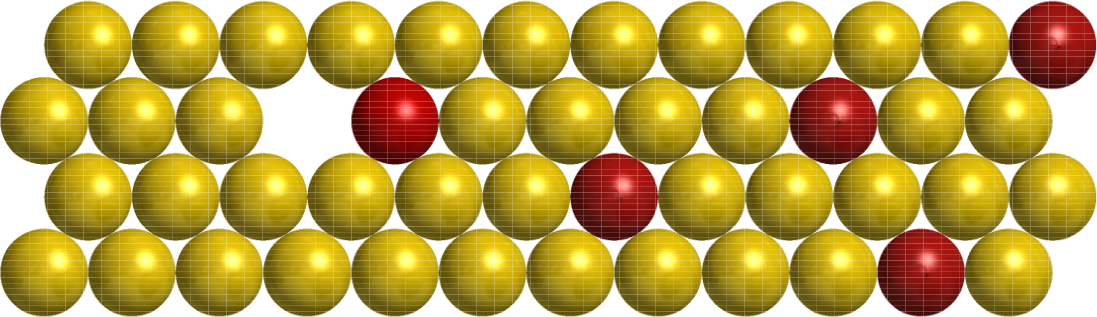 Diffusion über
Leerstellen, Kugelmodell